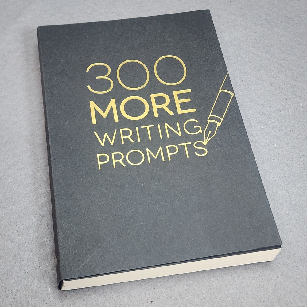 Piccadilly 300 More Writing Prompts Journal‎ Black Gold Creative Writing Unisex